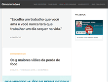 Tablet Screenshot of giovannialves.com